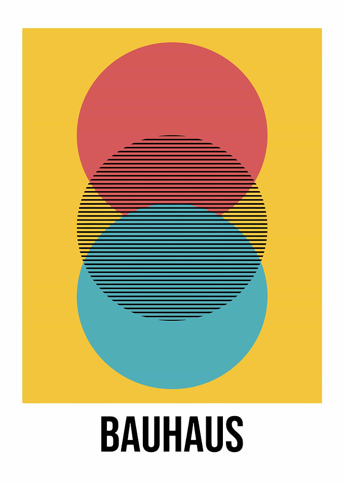 Bauhaus Geometric Circles