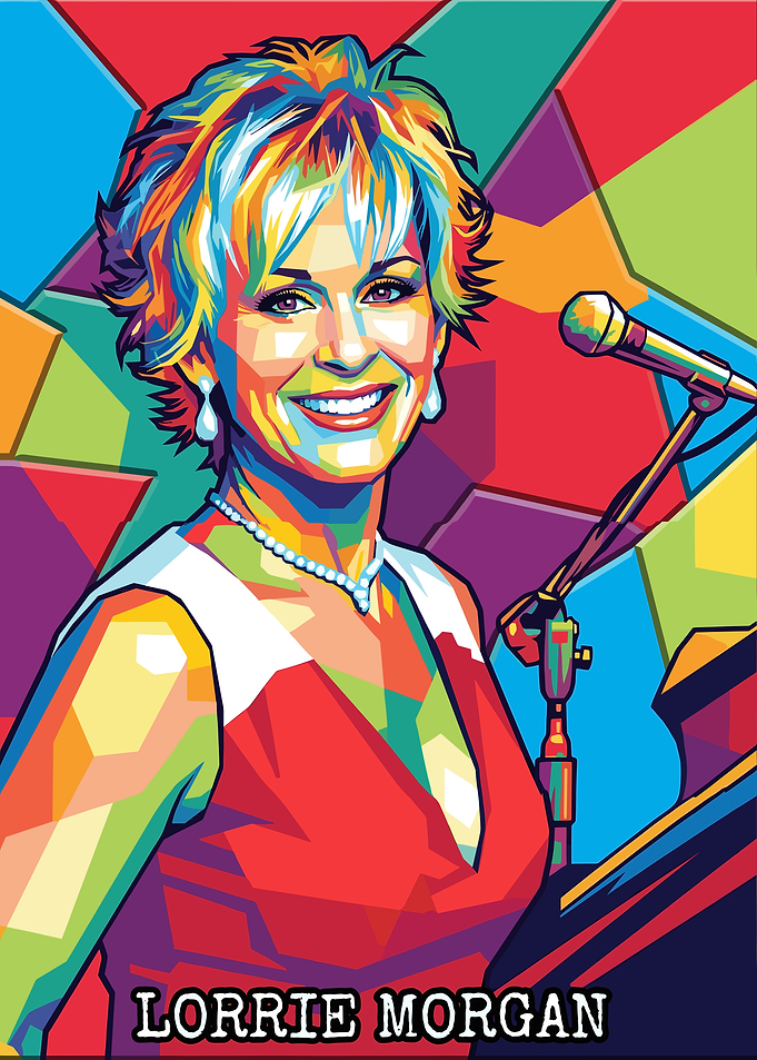 Lorrie Morgan Pop Art Portrait