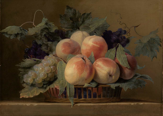 Still Life of Fruit in a Basket