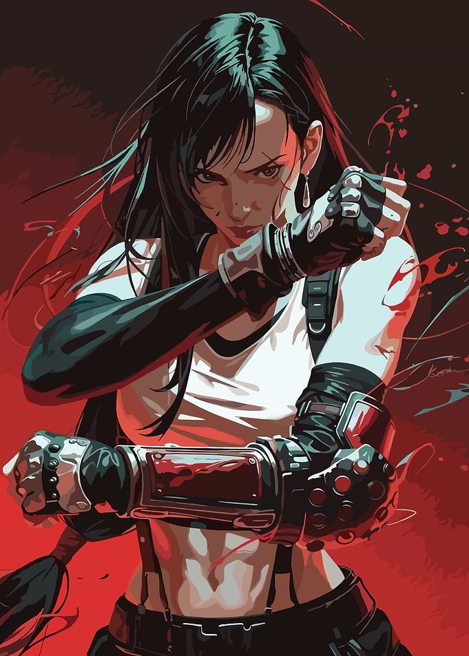 Tifa Lockhart in Action Pose