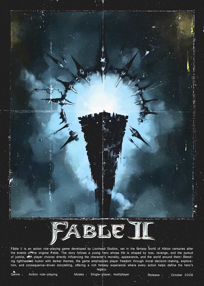 Fable II Game Poster