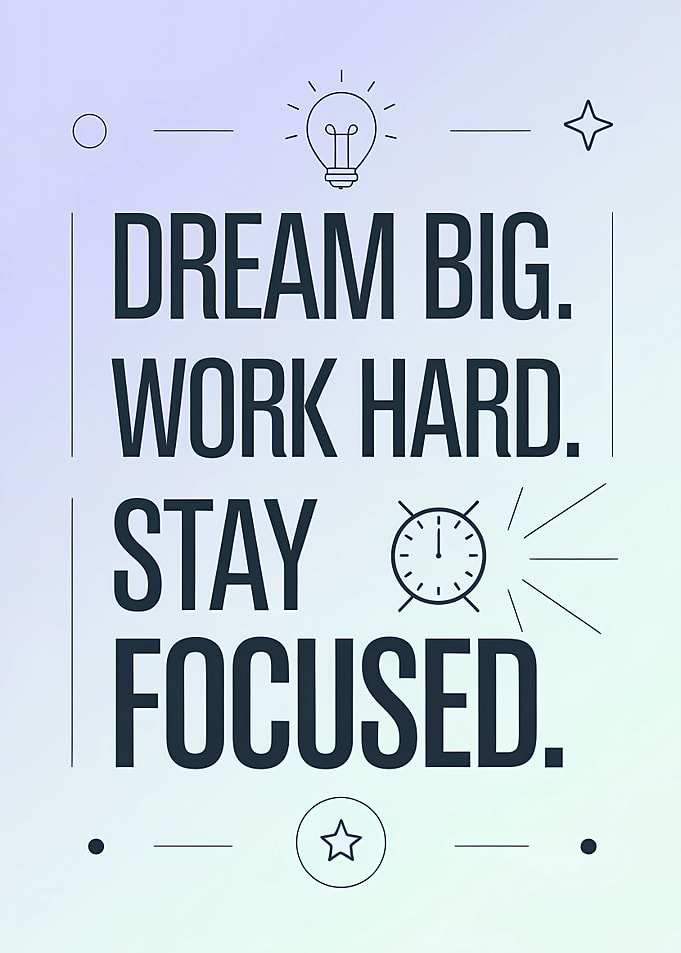 Inspirational Quote Poster