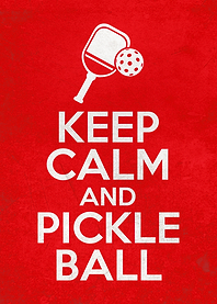 Vintage Pickleball Poster – “Keep Calm and Pickleball” Retro Wall Art