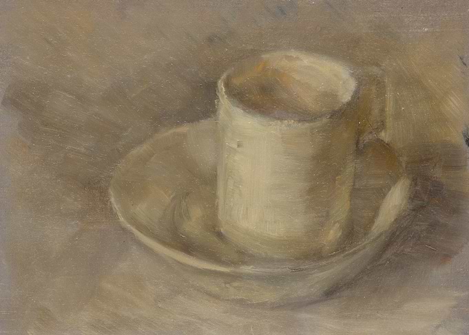 Still Life of Cup and Saucer