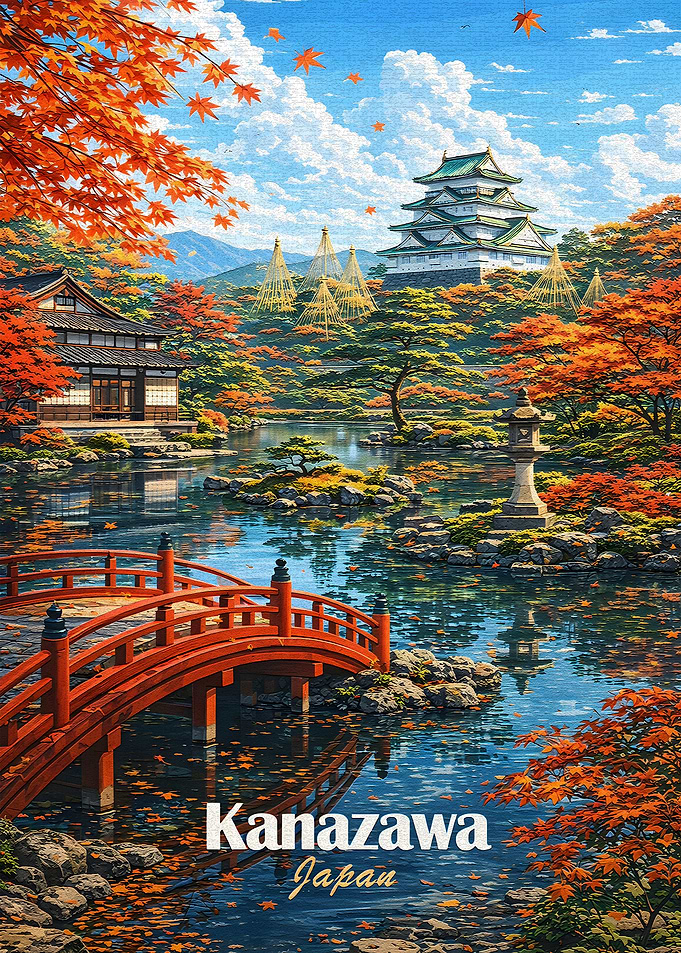 Kanazawa Japan Autumn Scenery
