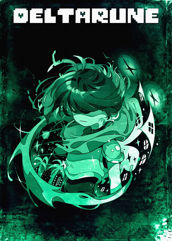 Deltarune Poster with Kris
