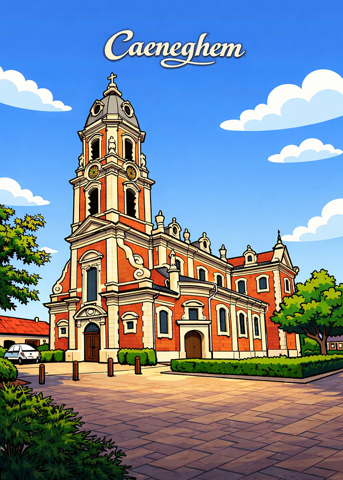 Kanegem Church Illustration