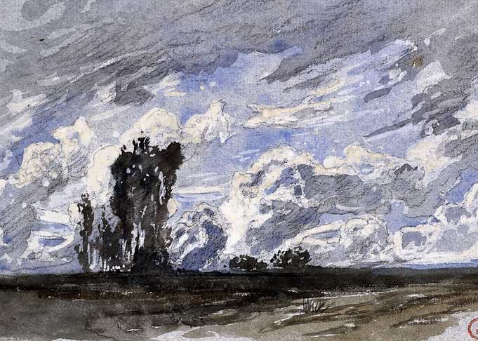 Stormy Sky Over Landscape