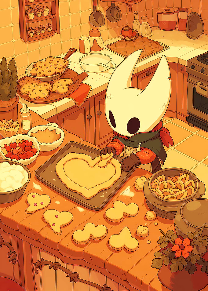 Hornet Baking Cookies in a Kitchen