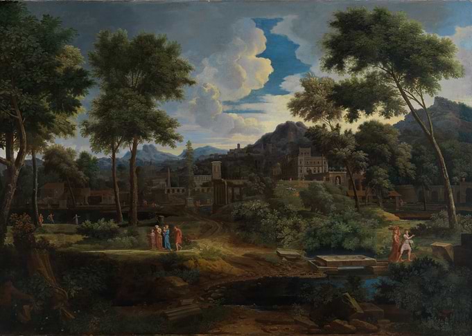 Classical Landscape with Figures