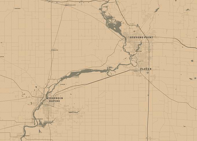 Wisconsin Rapids, Stevens Point, and Plover, Wisconsin