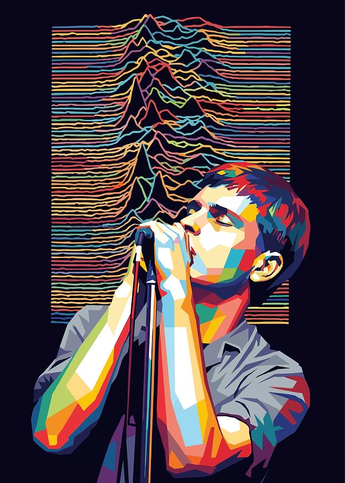 Joy Division Ian Curtis Pop Art