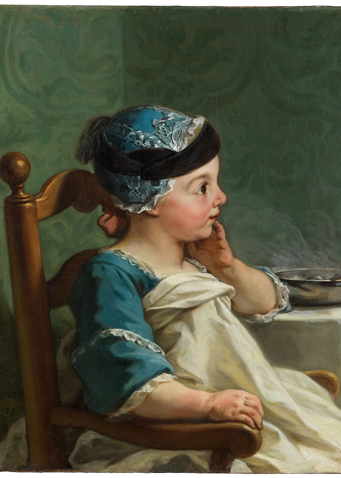 Child in Blue Dress and Blue Hat