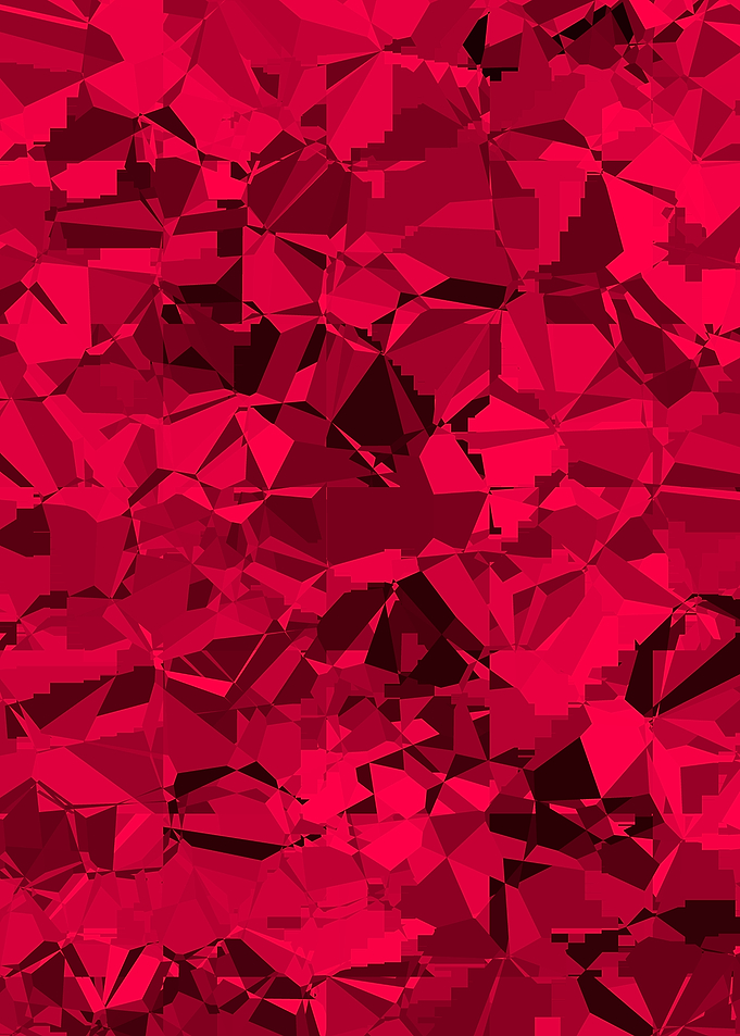 Abstract Red Crystal Texture
