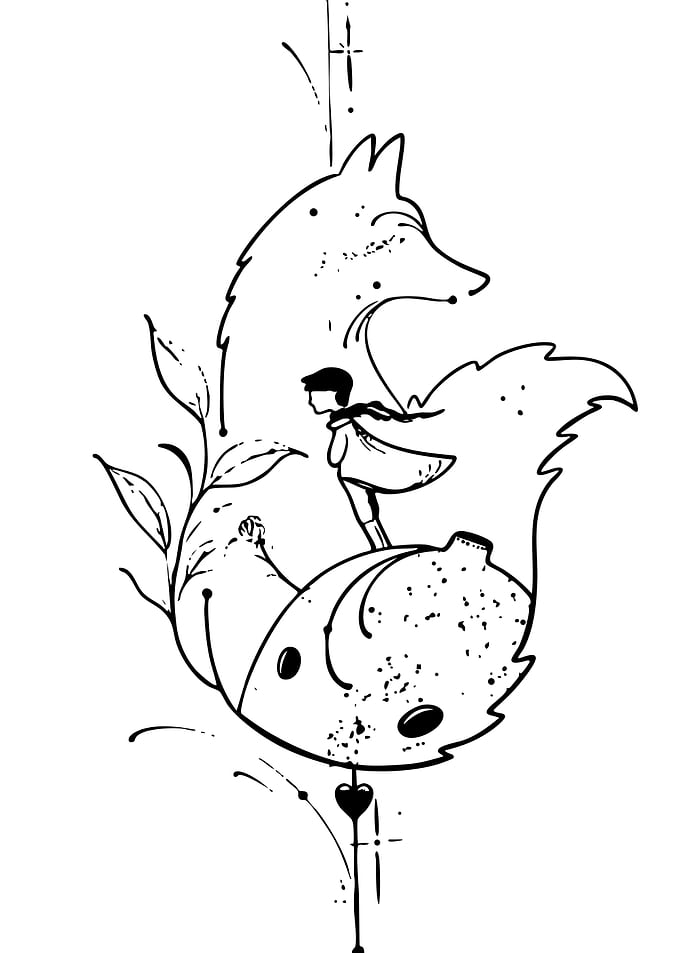 Child on a Fox's Tail