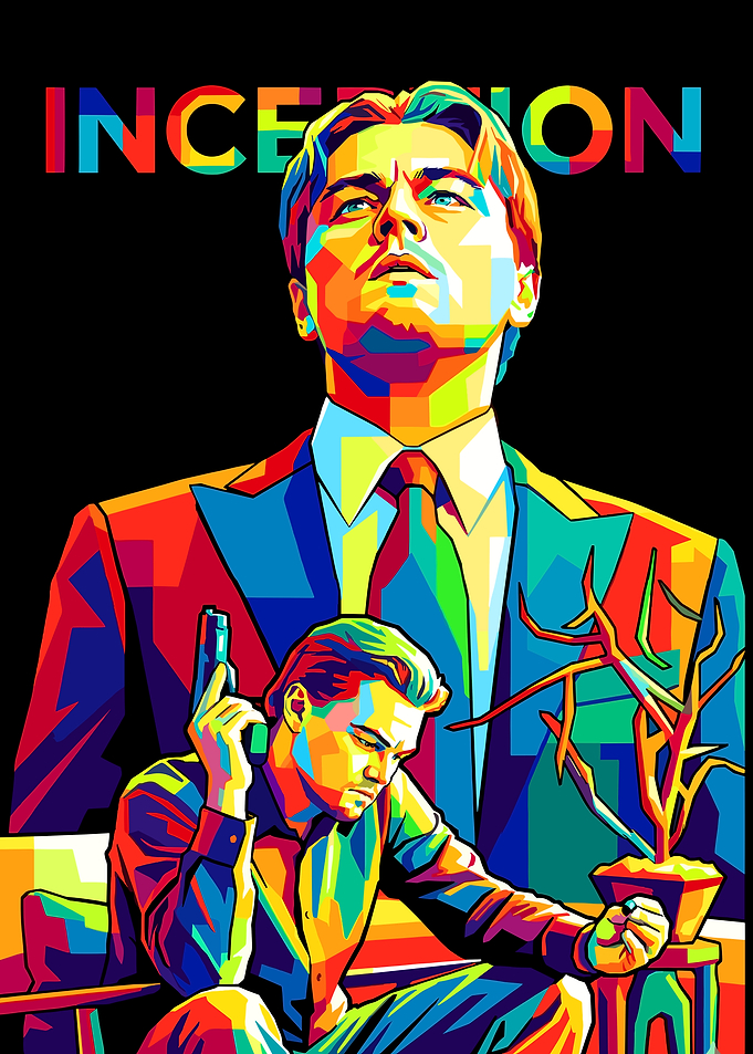 Inception Leonardo DiCaprio Pop Art