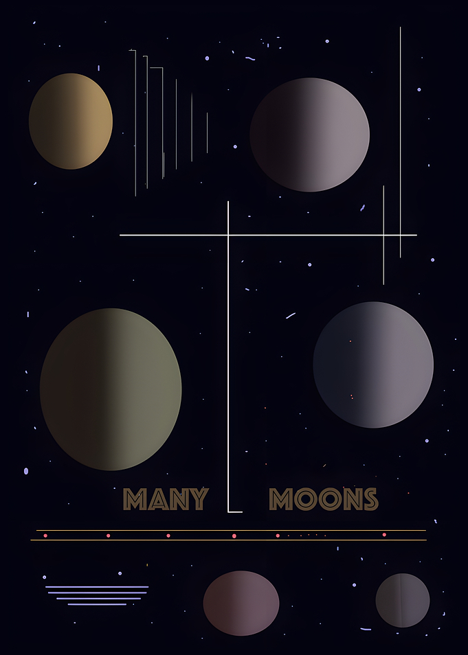 Many Moons Astronomical Design