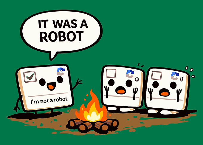 I’m Not a Robot Poster, Funny CAPTCHA Meme Wall Art, Tech Humor Illustration Print
