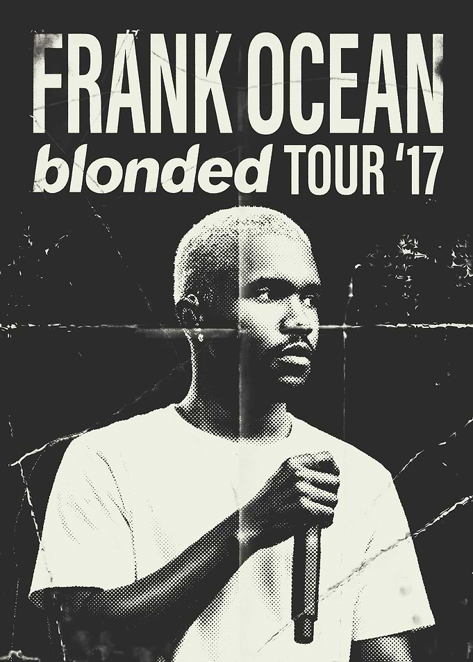 Frank Ocean Blonded Tour '17 Poster