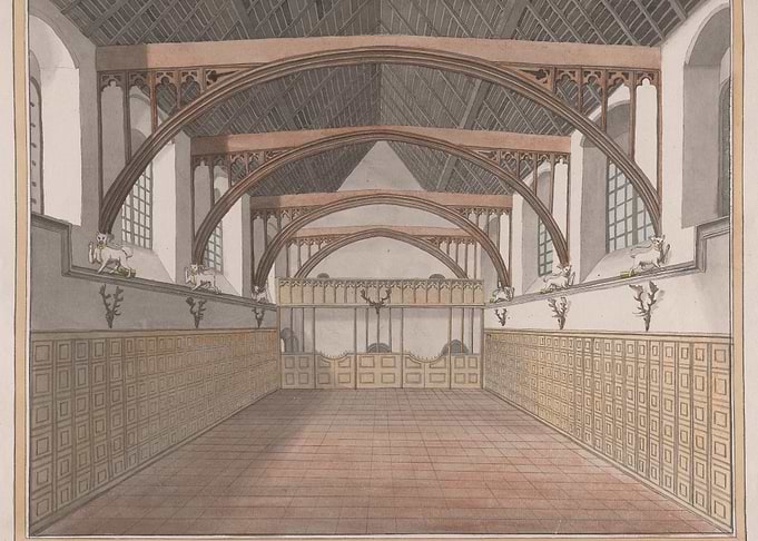Interior of a Medieval Hall