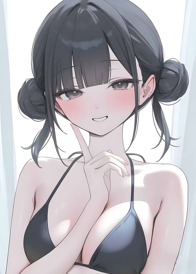 Anime Girl in Bikini