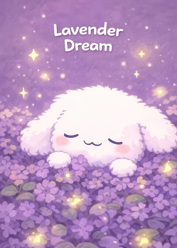 Lavender Dream Cute Character