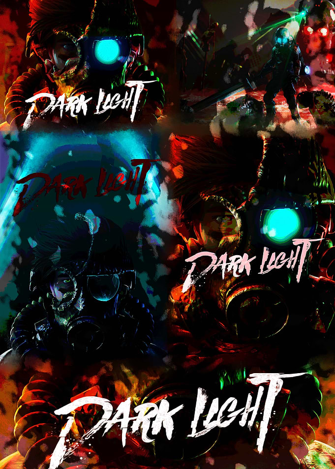 Dark Light Sci-Fi Collage