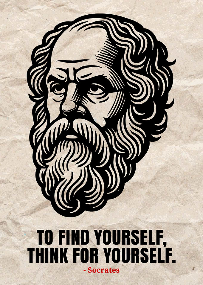 Socrates Quote Poster