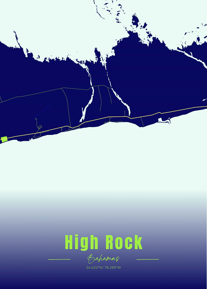 High Rock Bahamas Map