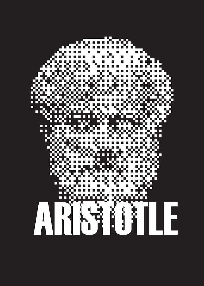 Pixelated Portrait of Aristotle