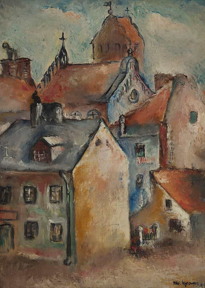Impressionist Cityscape Painting