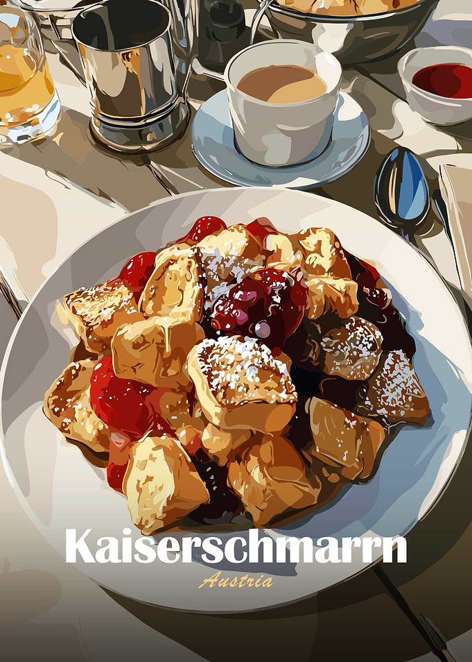Kaiserschmarrn with Cherry Compote