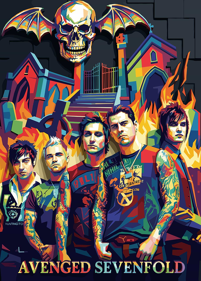 Avenged Sevenfold Band Portrait
