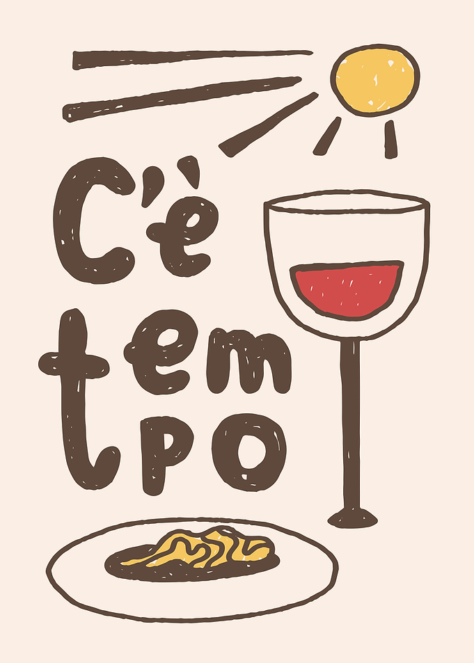 C’è tempo with food and wine