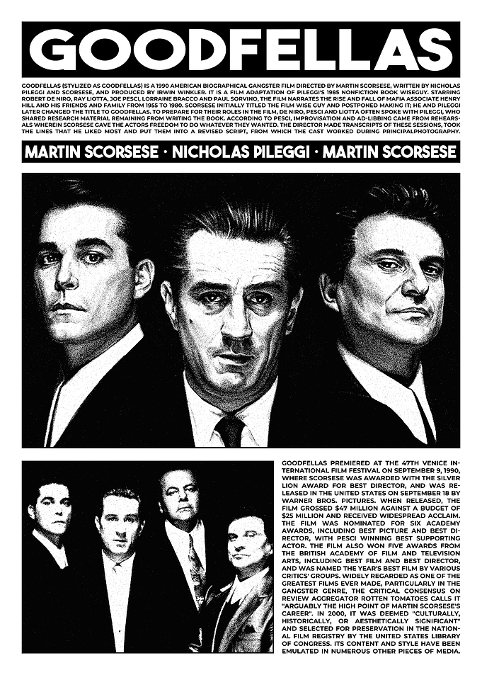 Goodfellas Movie Poster