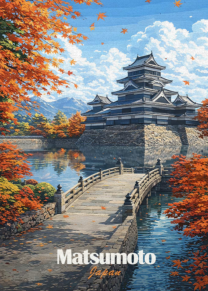 Matsumoto Castle in Autumn
