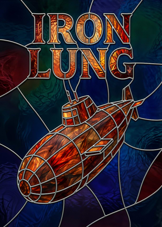 Iron Lung Submarine Stained Glass