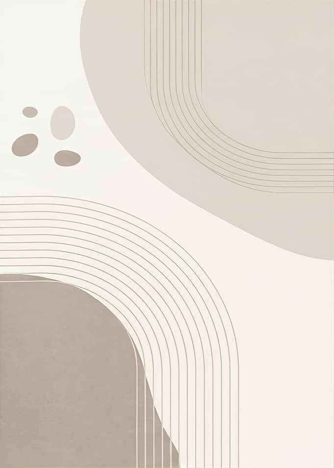 Abstract Geometric Shapes with Lines