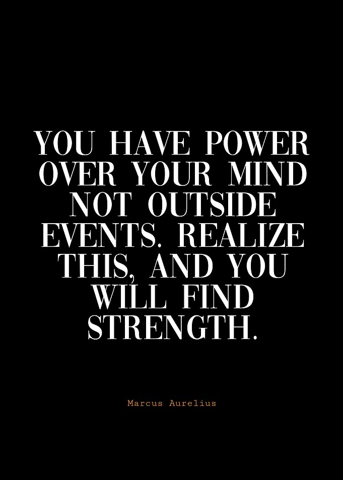 Marcus Aurelius quote on strength