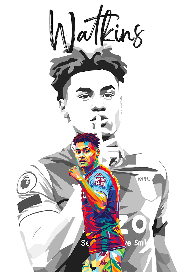 Ollie Watkins Pop Art