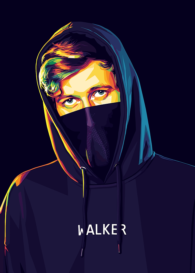 Alan Walker Pop Art Portrait
