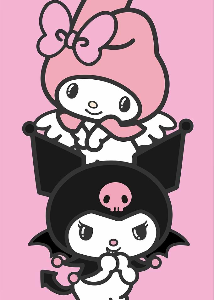 My Melody and Kuromi Stacked