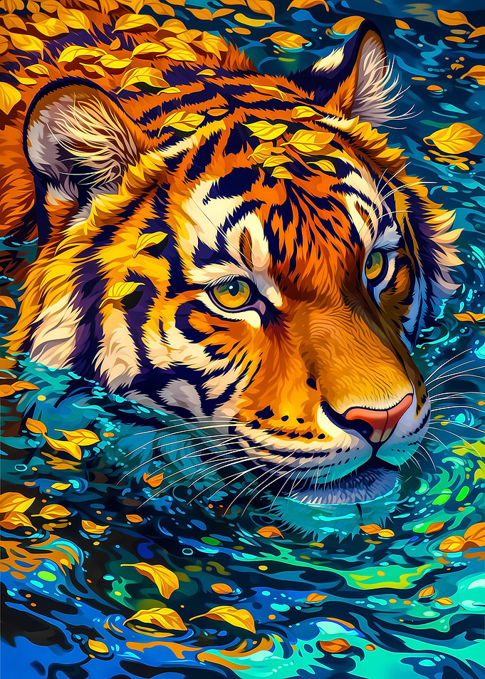 Tiger in Water