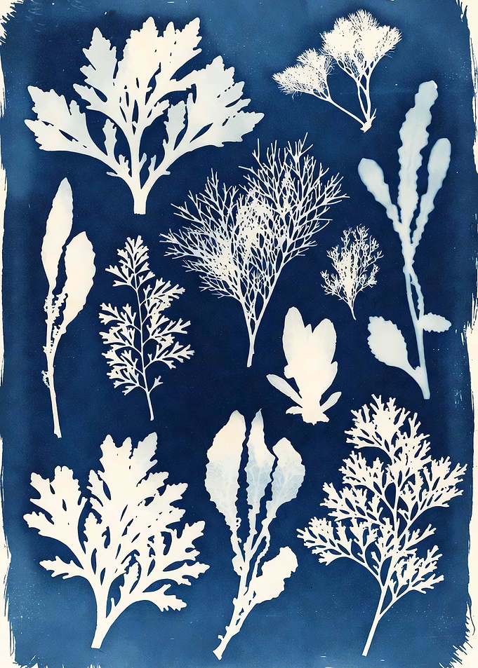 Cyanotype Seaweed Collection