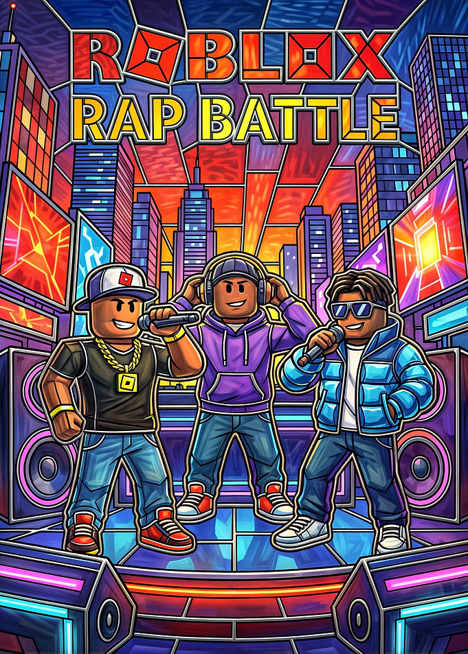Roblox Rap Battle in Cityscape