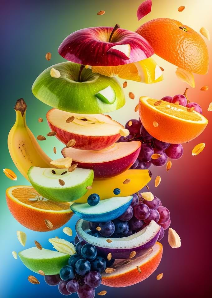 Levitating Fruit Assortment