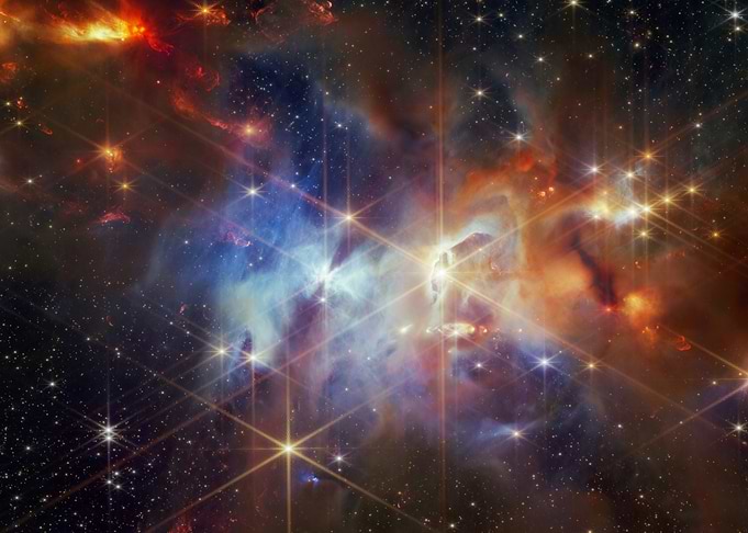 Vibrant Nebula in Deep Space