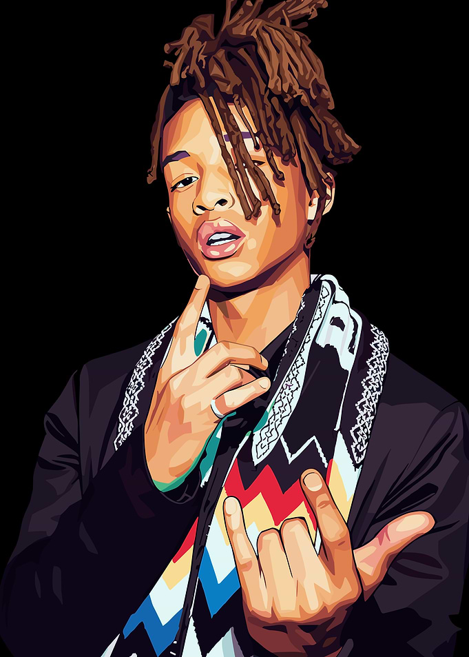 Jaden Smith Pop Art Portrait