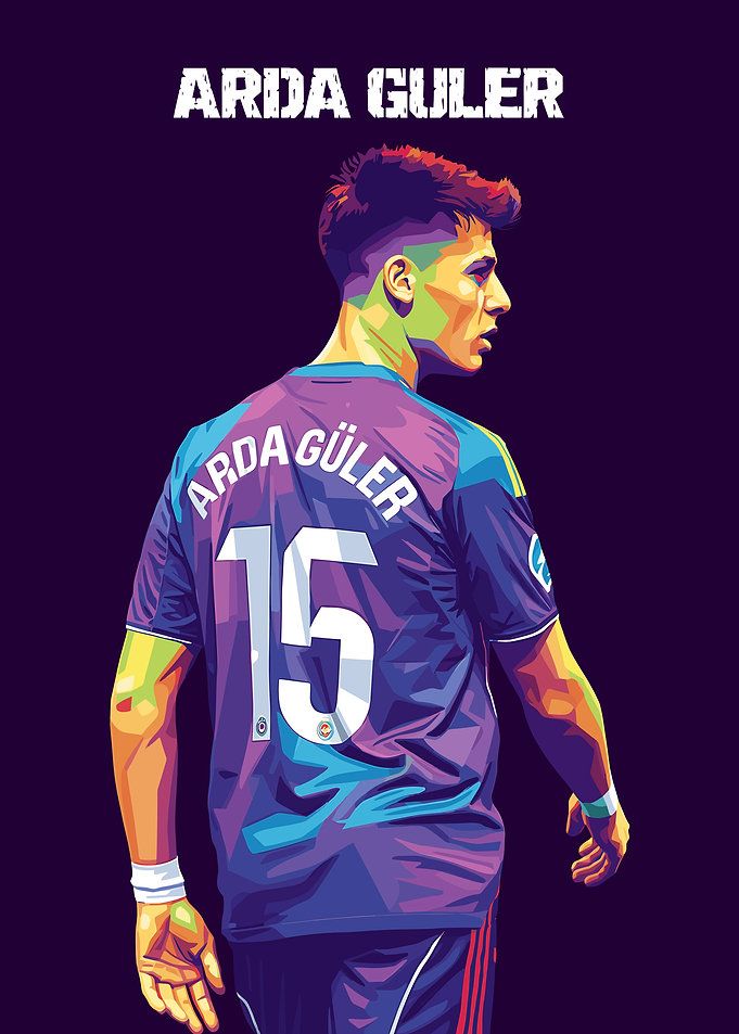 Arda Guler Pop Art Portrait