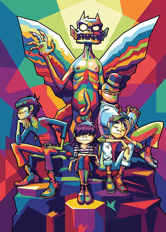 Gorillaz Band with Demon